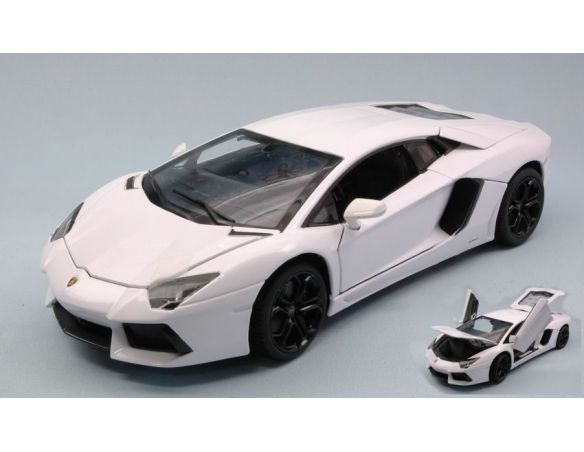 RASTAR RAT61300W LAMBORGHINI AVENTADOR LP700-4 WHITE 1:18 Modellino