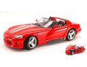 Bburago BU12024R DODGE VIPER RT/10 1992 RED W/GREY STRIPES 1:18 Modellino
