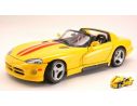 Bburago BU12024Y DODGE VIPER RT/10 1992 YELLOW W/RED STRIPES 1:18 Modellino