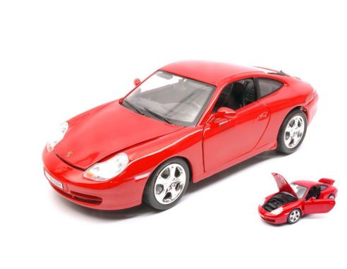 BBURAGO BU12037R PORSCHE 911 CARRERA 4 2006 RED 1:18 Modellino