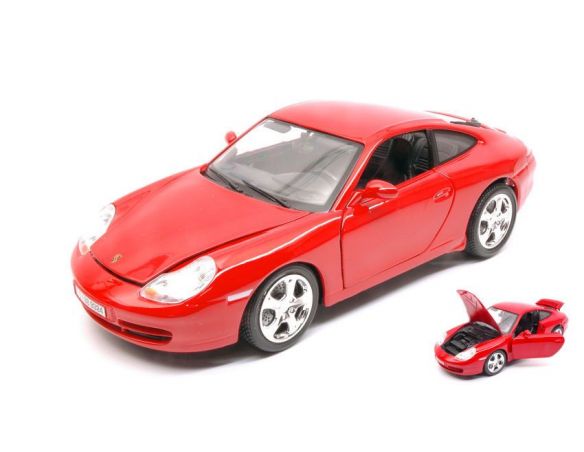 BBURAGO BU12037R PORSCHE 911 CARRERA 4 2006 RED 1:18 Modellino