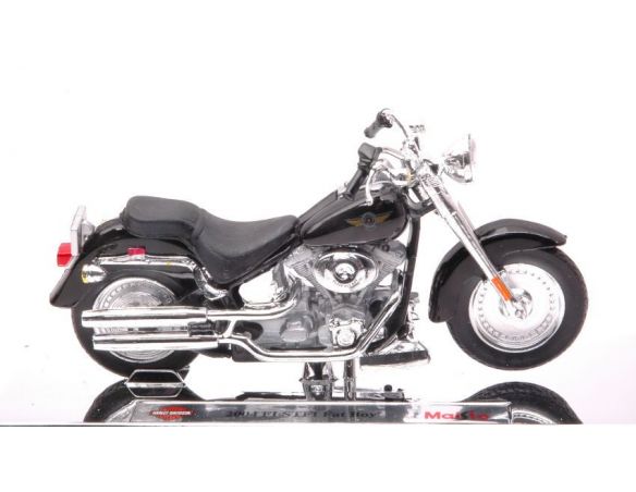 Maisto MI10140 HARLEY DAVIDSON FLSTFI FAT BOY 2004 1:18 Modellino