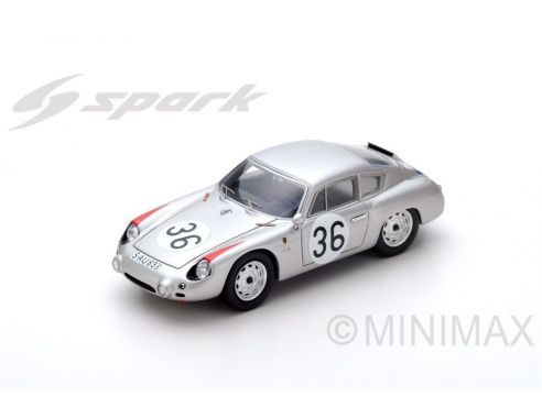 Spark Model S4682 PORSCHE 356B CARRERA ABARTH GTL N.36 10th LM 1961 H.LINGE-B.PON 1:43 Modellino