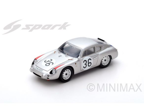 Spark Model S4682 PORSCHE 356B CARRERA ABARTH GTL N.36 10th LM 1961 H.LINGE-B.PON 1:43 Modellino
