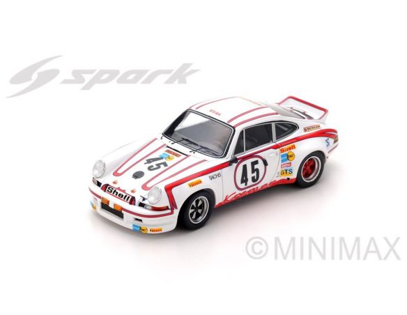 Spark Model S4688 PORSCHE 911 CARRERA RSR N.45 8th LM 1973 KREMER-SCHICKENTHANZ-KELLER1:43 Modellino