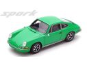 Spark Model S4925 PORSCHE 911 2.4S 1972 GREEN 1:43 Modellino