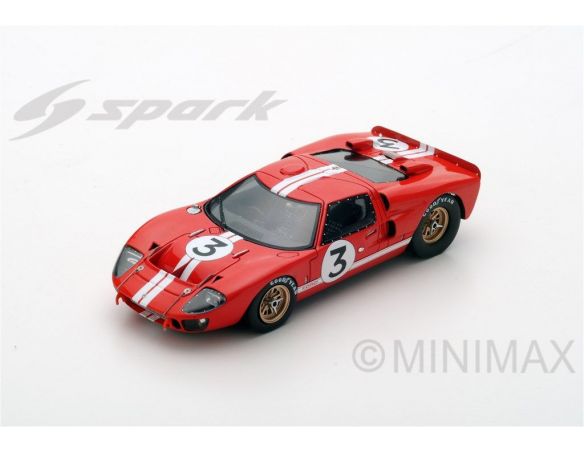 Spark Model S5180 FORD MK2 N.3 RETIRED LM 1966 D.GURNEY-J.GRANT 1:43 Modellino