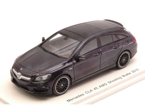 Spark Model S4980 MERCEDES AMG CLA 45 SHOOTING BRAKE 2016 BLACK 1:43 Modellino