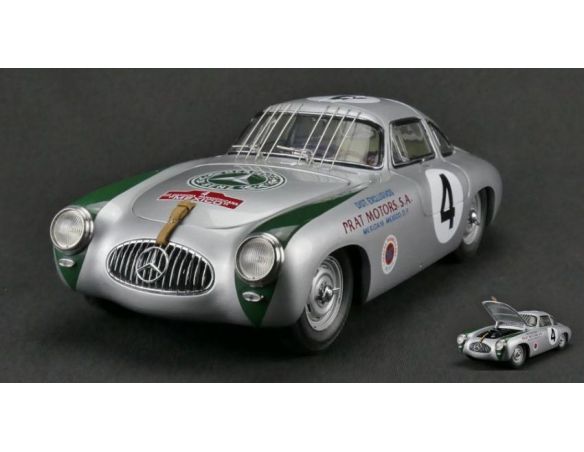 CMC CMC023 MERCEDES 300 SL N.4 WINNER C.PANAMERICANA 1952 K.KLING-H.KLENK 1:18 Modellino