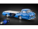 CMC CMC143 MERCEDESRACING CAR TRANSPORTER 1954-55 THE BLUE WONDER1:18 Modellino