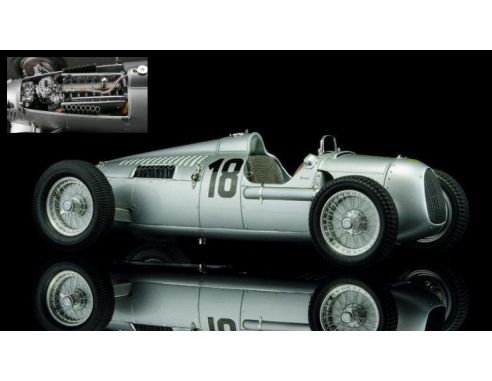 CMC CMC161 AUTO UNION TYP C N.18 WINNER EIFEL NURBURGRING 1936 B.ROSEMEYER 1:18 Modellino