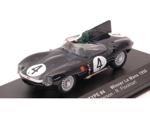 Ixo model LM1956 JAGUAR D N.4 WINNER LM 1956 N.SANDERSON-R.FLOCKHART RE-EDITION 1:43 Modellino