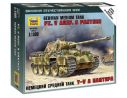 Zvezda Z6196 PANTHER AUSF.A GERMAN TANK WWII  KIT 1:100 Modellino
