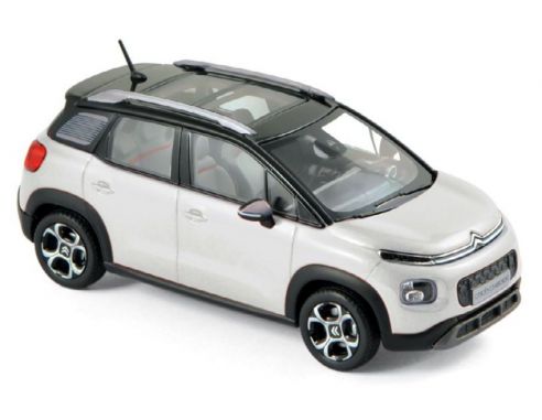 Norev NV155327 CITROEN C3 AIRCROSS 2017 PEARL WHITE & SILVER DECO/BLACK ROOF 1:43 Modellino