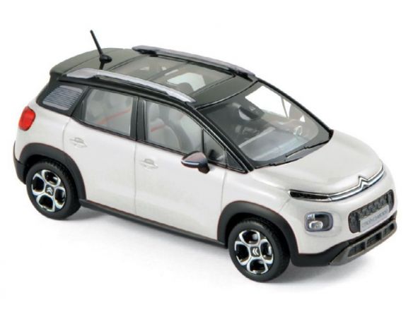 Norev NV155327 CITROEN C3 AIRCROSS 2017 PEARL WHITE & SILVER DECO/BLACK ROOF 1:43 Modellino