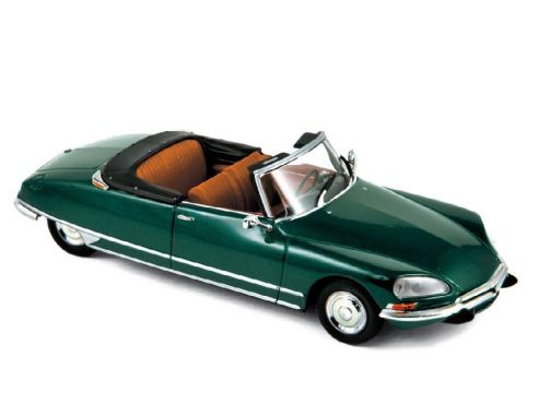 Norev NV157080 CITROEN DS 21 CABRIOLET 1971 FOREST GREEN 1:43 Modellino