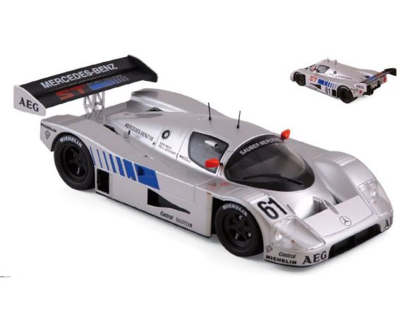 Norev NV183441 SAUBER-MERCEDES C9 N.61 WINNER 400 Km SUZUKA 1989 BALDI-SCHLESSER 1:18 Modellino