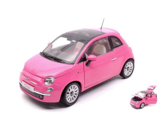 Norev NV187752 FIAT 500 2010 SO PINK 1:18 Modellino