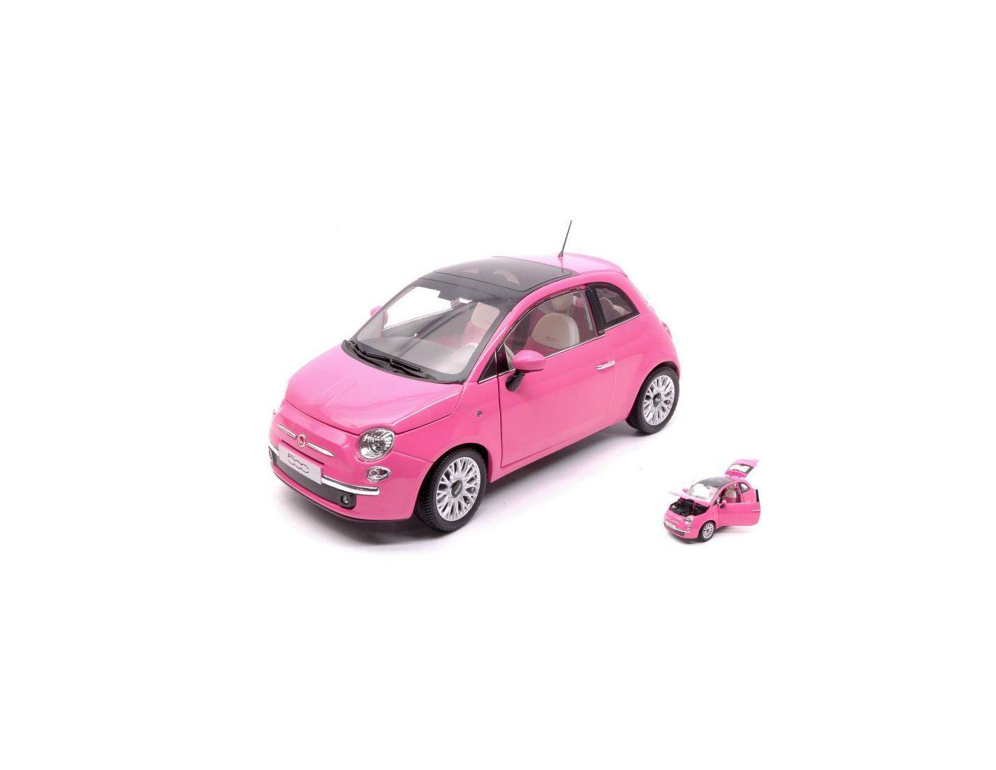 NOREV Fiat 500 ピンク 1/18 ミニカー NOREV 2010 FIAT 500C 1/18 DIECAST MODEL CAR PINK 187752 | eBay