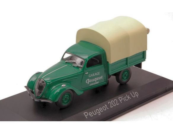 Norev NV472212 PEUGEOT 202 PICK UP 1947 GARAGE PEUGEOT 1:43 Modellino