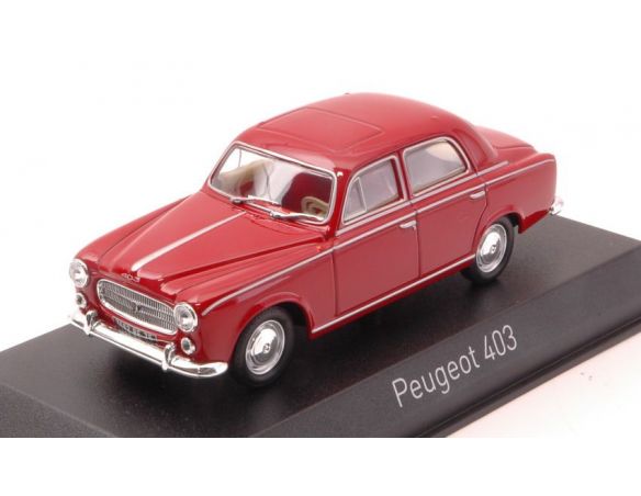 Norev NV474331 PEUGEOT 403 1963 RUBIS RED 1:43 Modellino