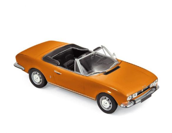 Norev NV475432 PEUGEOT 504 CABRIOLET 1970 CAPUCINE YELLOW 1:43 Modellino