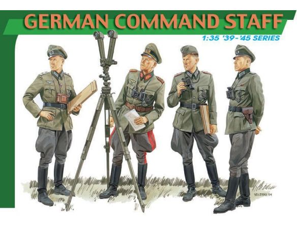 Dragon D6213 GERMAN COMMAND STAFF KIT 1:35 Modellino