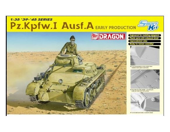 Dragon D6289 PZ KPFZ AUSF.A EARLY PRODUCTION KIT 1:35 Modellino