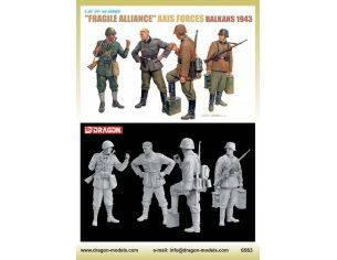 Dragon D6563 FRAGILE ALLIANCE BALKANS 1943 KIT 1:35 Modellino