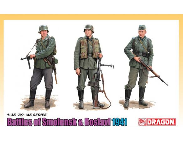 Dragon D6791 BATTLE OF SMOLENSK & ROSLAVL 1941 KIT 1:35 Modellino