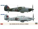 Hasegawa HG02025 SEA HURRICANE COMBO MK IB-MKIIC (2 KIT IN THE BOX)  KIT 1:72 Modellino