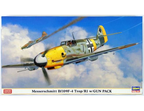 Hasegawa HG09980 MESSERSCHMITT BF109F-4 TROP/R1 LIMITED ESITION  KIT 1:48 Modellino