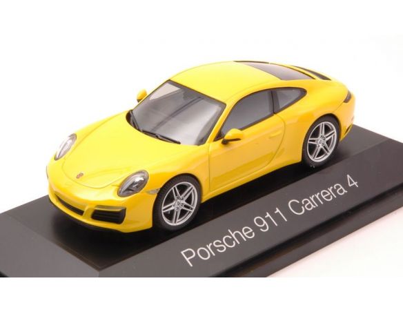 Herpa HP7108 PORSCHE 911 CARRERA 4 COUPE' YELLOW 1:43 Modellino