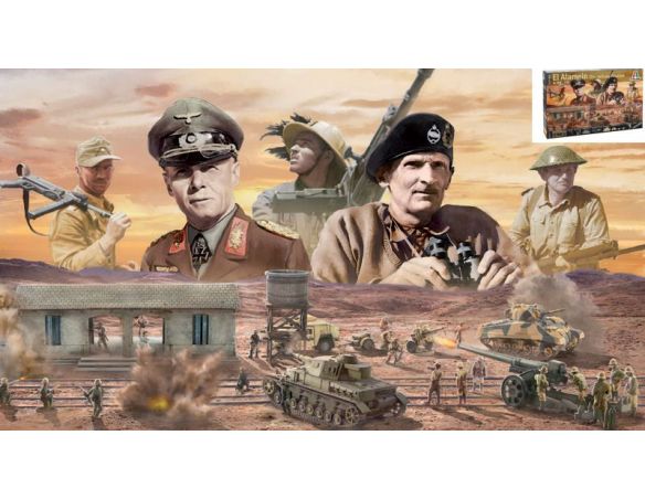 Italeri IT6181 EL ALAMEIN BATTLE AT THE RAILEAY STATION KIT 1:72 Modellino