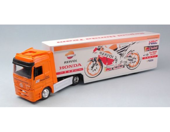 New Ray NY15883 CAMION MERCEDES ACTROS HONDA REPSOL 1:43 Modellino