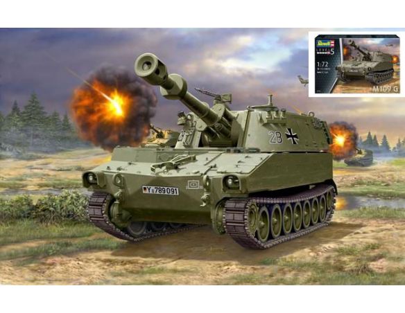 Revell RV03305 M109 G KIT 1:72 Modellino