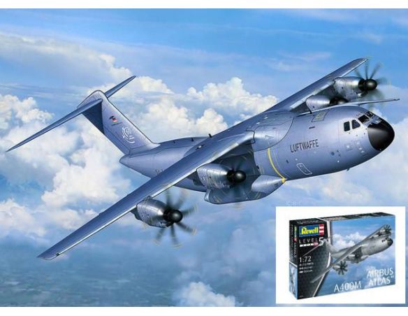 Revell RV03929 AIRBUS A400M LUFTWAFFE KIT 1:72 Modellino