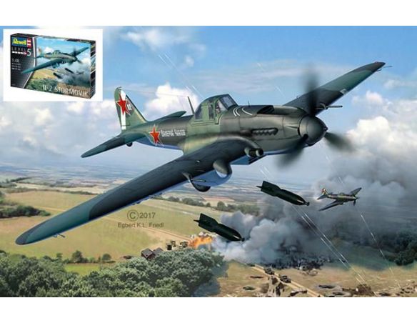 Revell RV03932 IL-2 STORMOVIK KIT 1:48 Modellino