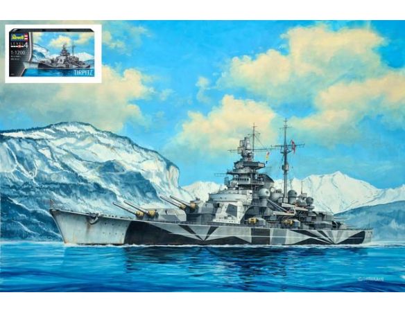 Revell RV05822 TIRPITZ KIT 1:1200 Modellino
