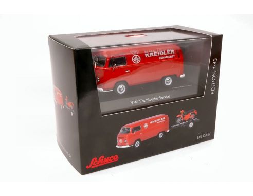 Schuco SH3340 VW T2A + TRAILER KREIDLER SERVICE 1:43 Modellino