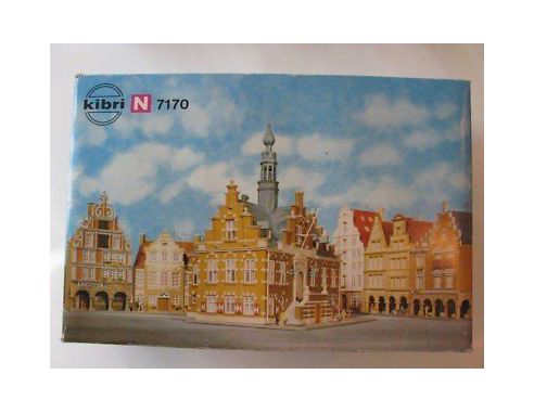 Kibri N B-7170 Gruppo di Case Città Kit Modellino Scatola rovinata