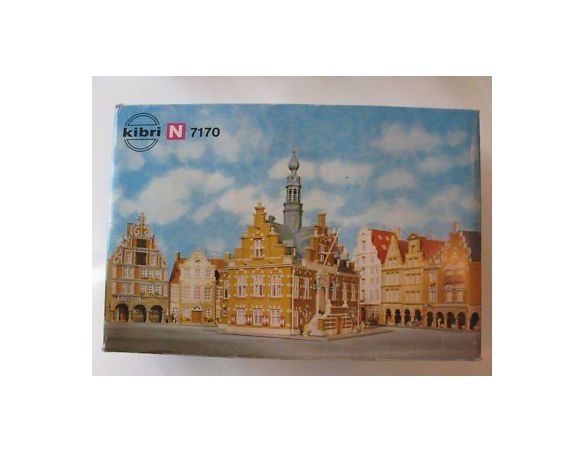 Kibri N B-7170 Gruppo di Case Città Kit Modellino Scatola rovinata