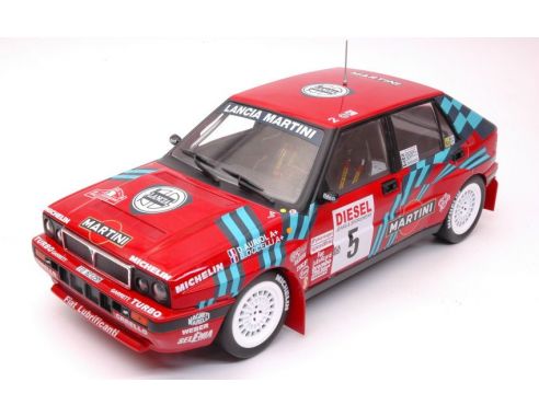 Triple 9 T9-1800170 LANCIA DELTA HF INTEGR.16V N.5 ACCIDENT SANREMO 1989 AURIOL-OCELLI 1:18 Modellino