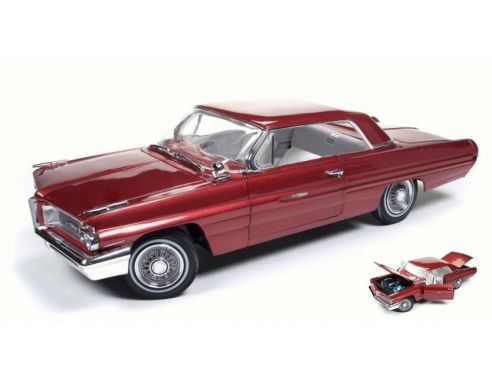 Auto World AMM1097 PONTIAC GRAND PRIX 1962 BURGUNDY 1:18 Modellino