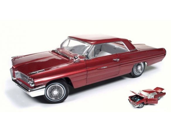Auto World AMM1097 PONTIAC GRAND PRIX 1962 BURGUNDY 1:18 Modellino