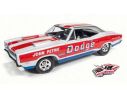 Auto World AW222 DODGE CORONET SUPER BEE 1969 (JOHN PETRIE SS/E) WHITE/RED/BLUE 1:18 Modellino