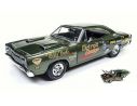 Auto World AW234 DODGE SUPER BEE 1969 (WALLY BOOTH) DARK GREEN 1:18 Modellino