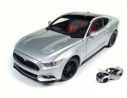 Auto World AW237 FORD MUSTANG COUPE' 2017 SILVER 1:18 Modellino