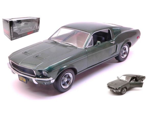 Greenlight GREEN84041 FORD MUSTANG GT 1967 STEVE MC QUEEN BULLIT 1:24 Modellino