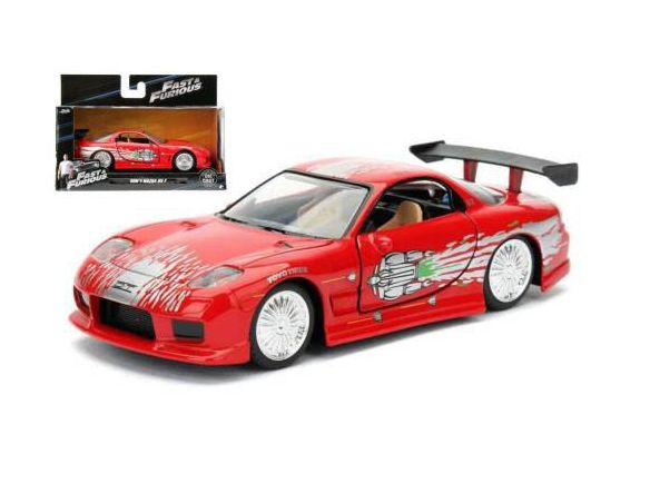 Jada JADA98377 DOM'S MAZDA RX-7 FAST & FURIOUS RED 1:32 Modellino